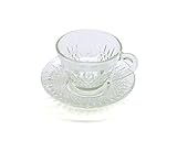 [DULTON]ダルトン Glass cup & saucer A