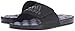 adidas Men's Adissage 2.0 Slides Sandal, Black/Night Metallic/Black, 5