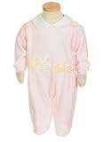 Bebini Plush Fleece Footed Sleeper w/ Cat Embroidery