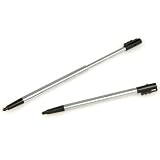Aluminum Retractable Metal PDA Replacement) Stylus for NINTENDO DS (NDS) w/ Black Tip