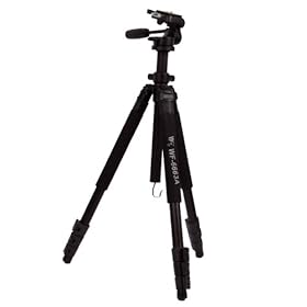 New Black Digital Camera Professional Tripod For WeiFeng FT-6663A