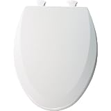 Buy Bemis 1500EC000 Molded Wood Elongated Toilet Seat With Easy Clean and Change... by Bemis