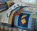 Construction Full / Queen Quilt with 2 Shams