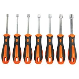 Advanced Tool Design Model  ATD-6257  7Piece SAE Nut Driver Set in Blow-Molded Case