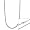 Sterling Silver 2mm Italian Rope Chain Necklace 16