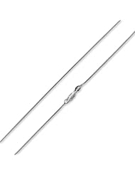 Sterling Silver Italian Snake Chain 1.1MM (16", 18" 20", 22", 24", 30" Lengths)