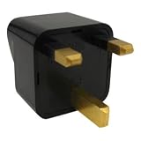 Hitech - US Plug to UK Outlet Adapter With Ground Pin (Free Shipping)