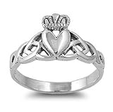 Sterling Silver Ring - Claddagh