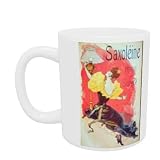 Poster advertising 'Saxoleine', safety lamp oil (coloured engraving) by Jules Cheret - Mug - Standard Size