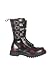 Eyelet Black Leather Steel Toed Calf Boot Men'S Size Shoe With 4 Buckles