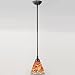 Quoizel Pomez Rod Hung Agate Stone Shade Pendant Chandelier