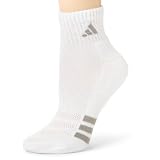 adidas Women's Cushioned Var 3-Pack QTR Sock (Shoe Size - 5)