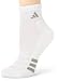 adidas Women's Cushioned Var 3-Pack QTR Sock (Shoe Size - 5)