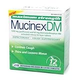 Mucinex DM Expectorant and Nasal Decongestant 1200 Mg Tablets, Maximum Strength, 28 ea