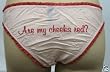 TRA.LA.LA NOVELTY PANTY ARE MY CHEEKS RED? PINK / RED