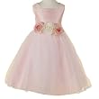 Little Girls Special Occasion PINK ROSE Flower Girl Dress KIDS DREAM 2-12