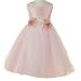Apparel : Little Girls Special Occasion PINK ROSE Flower Girl Dress KIDS DREAM 2-12