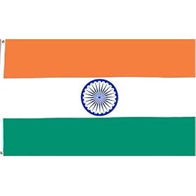 India Flag Polyester 3 ft. x 5 ft.