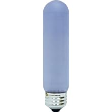 GE Lighting 48709 40-Watt Reveal Frost Tubular T10 Light Bulb, 1-Pack