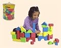 Educolor Foam Blocks, 80 Pieces