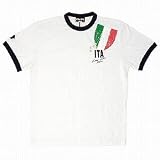 ロット ロット イタリア Tシャツ ホワイト×ネイビー