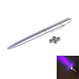 Invisible Ink Pen with Ink Revealing Blue LED (4*AG3)