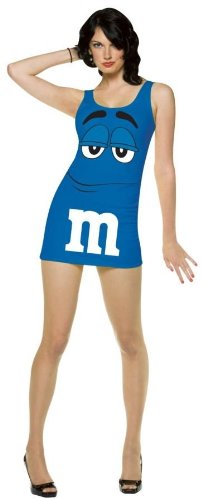 Costumes For All Occasions GC4045 M M Tank Dress Adult - Blue