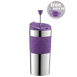 Produkt-Bild: Bodum TRAVEL PRESS 0.35L Edelstahl Kaffeebereiter lila