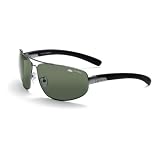 Bolle Fusion Prospect Sunglasses,Satin Gun/Polarized Axis