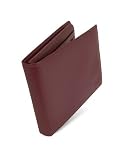 Gianfranco Ferre Men's Burgundy Soft Italian Leather Billfold ID Wallet