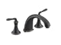KOHLER K-T398-4-BRZ Devonshire Deck/Rim-Mount High-Flow Bath Faucet Trim, Oil-Rubbed Bronze