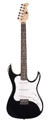 AXL Headliner Series Electric Guitar, 3/4-Sized, Black