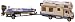 Prime Products 27-0017 Mini Motor Home and Speed Boat