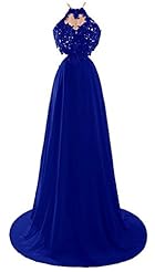 Sexy Backless Halter 2015 Chiffon Evening Dress/Bridesmaid Dress/Prom Dress/Party Dress 