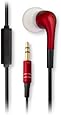 Earpollution EP-LB-MIC-RED Luxe MicroBud with Mic - Retail Packaging - Red