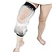 Knee Cast Cover for Shower, Waterproof TPU Shower Bandage and Cast Protector for Leg Watertight Protection to Broken Knee Wound, Burns 100% Reusable(15.7'x12')