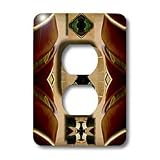 Jos Fauxtographee Abstract - Lauries Shoes, Ankles and Pants Koleidescoped - Light Switch Covers - 2 plug outlet cover
