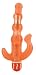 California Exotics Vibrating Diva Pleaser, Orange, 7"
