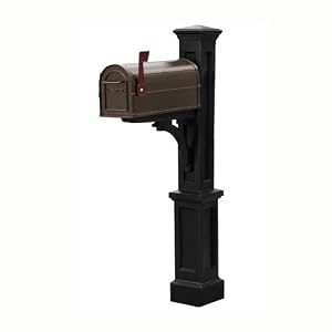 Mayne 580B00300 Newport Plus Mail Post Only, Black by Mayne