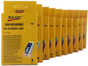 Canon Compatible BCI-3e (4Bk/2C/2M/2Y) 10-Pack ink cartridges for Canon i550/i850,MultiPASS MP730/F30/S750/S520