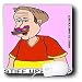 Londons Times Religion Heaven Hell Cartoons - Stiff Upper Lip - Mouse Pads