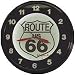 Route 66 Highway Neon Wall Clock 20 Inch Made In USA New