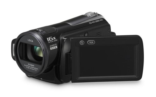 Panasonic HDC-SD20 EG-K Full HD-Camcorder (SD/SDHC-Card, 16-fach opt. Zoom, 6,9 cm (2,7 Zoll) Display) schwarz