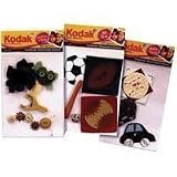 Kodak Dimensional Self Adhesive Stickers - Sports Assortment with Foot Ball, Baseball & Bat