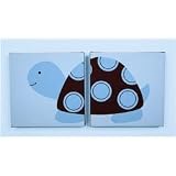 Mod Turtle Canvas Wall Art - Set of 2