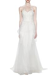 Halter Fall Tulle Backless Sweetheart Wedding Dress/Tunic 