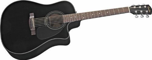 FenderÂ® CD-110CE Dreadnought Acoustic-Electric Guitar, Black