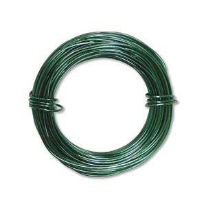Aluminum Craft Wire Kelly Green 18 Gauge 39 Feet (11.8 Meters)