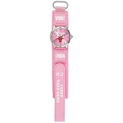 NBA Kids' BF1-CHI Future Star Series Chicago Bulls Pink Watch