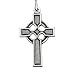 14K Yellow Gold Celtic Cross Pendant